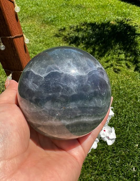 Fluorite sphere