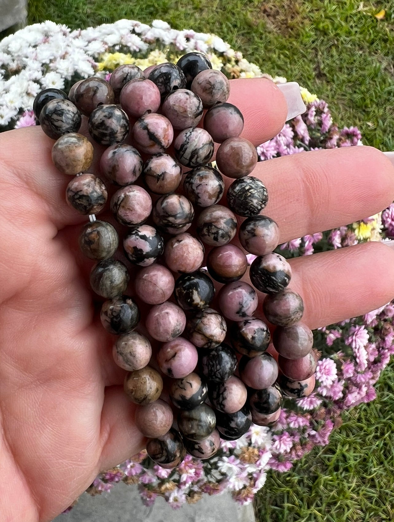 Rhodonite bracelet