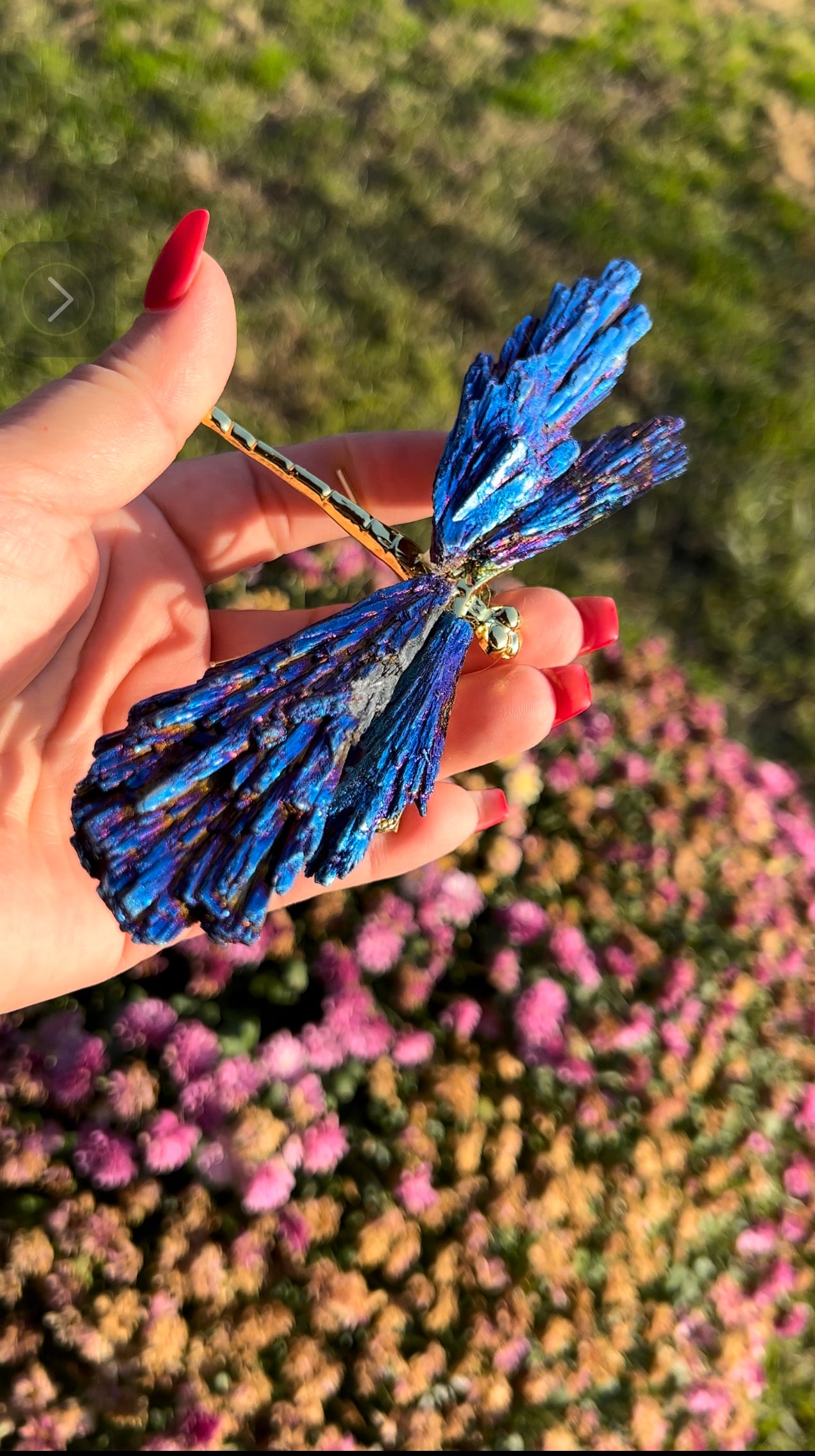 Aura kyanite dragonfly